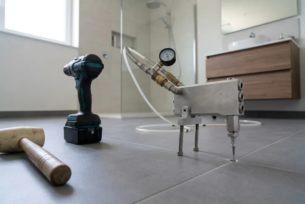 Kitbedrijf Meerkerk – holle tegels injecteren